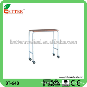 steel power coated frame Overbed Table